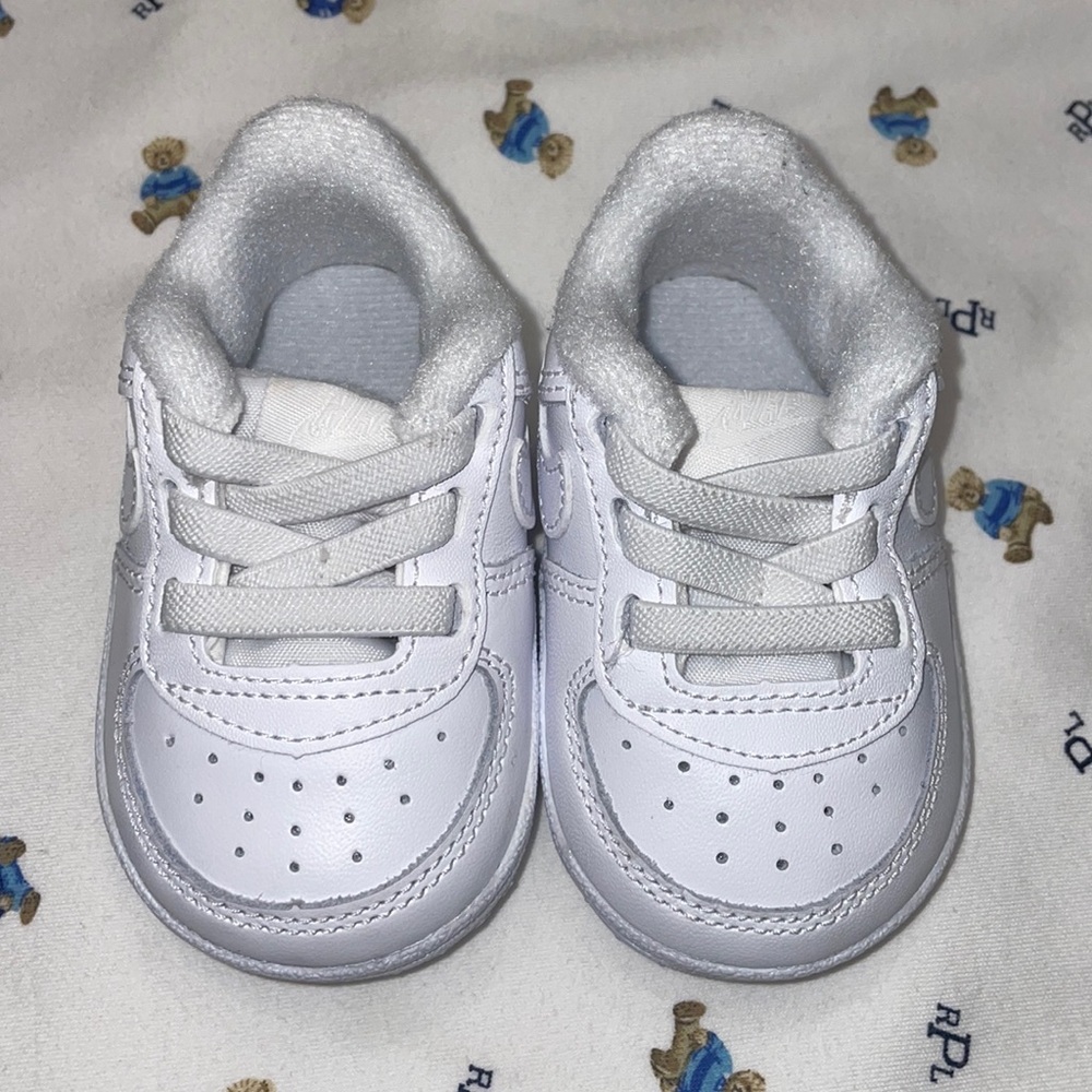 All White 2c Nike Air Force Ones